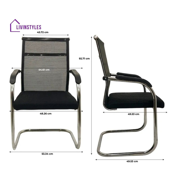 Aero Mesh Visitor Chair with Arms