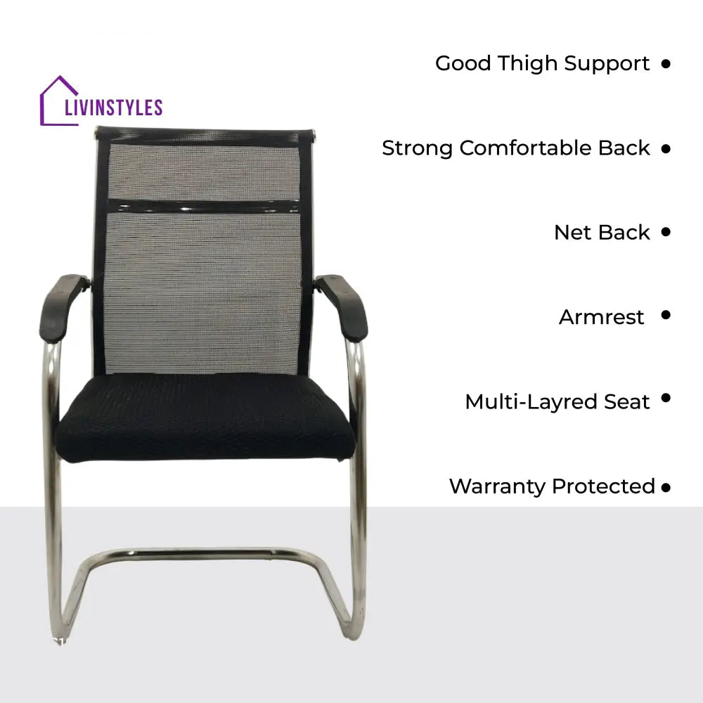 Aero Mesh Visitor Chair with Arms