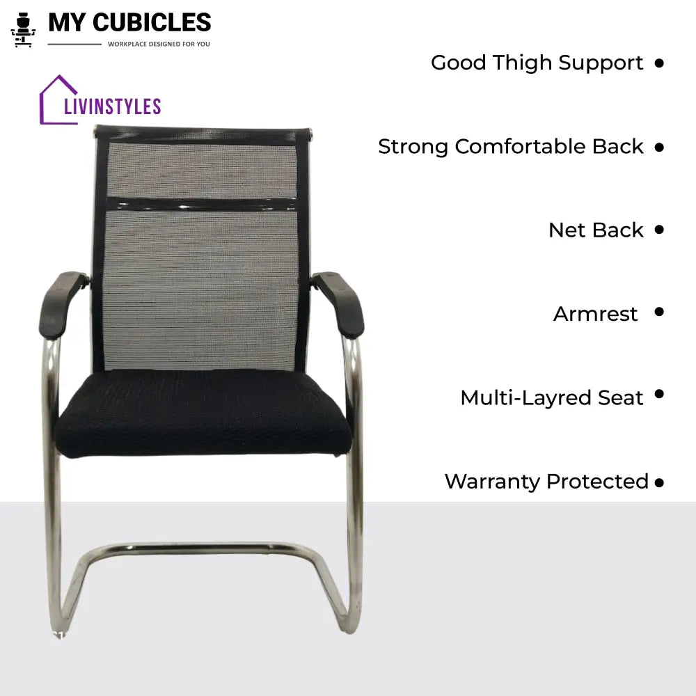 Aero Mesh Visitor Chair with Arms
