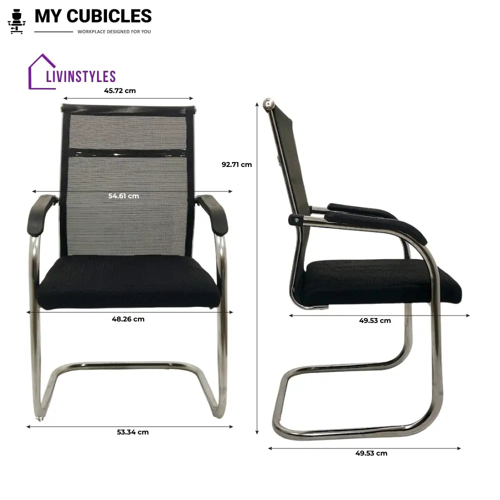 Aero Mesh Visitor Chair with Arms