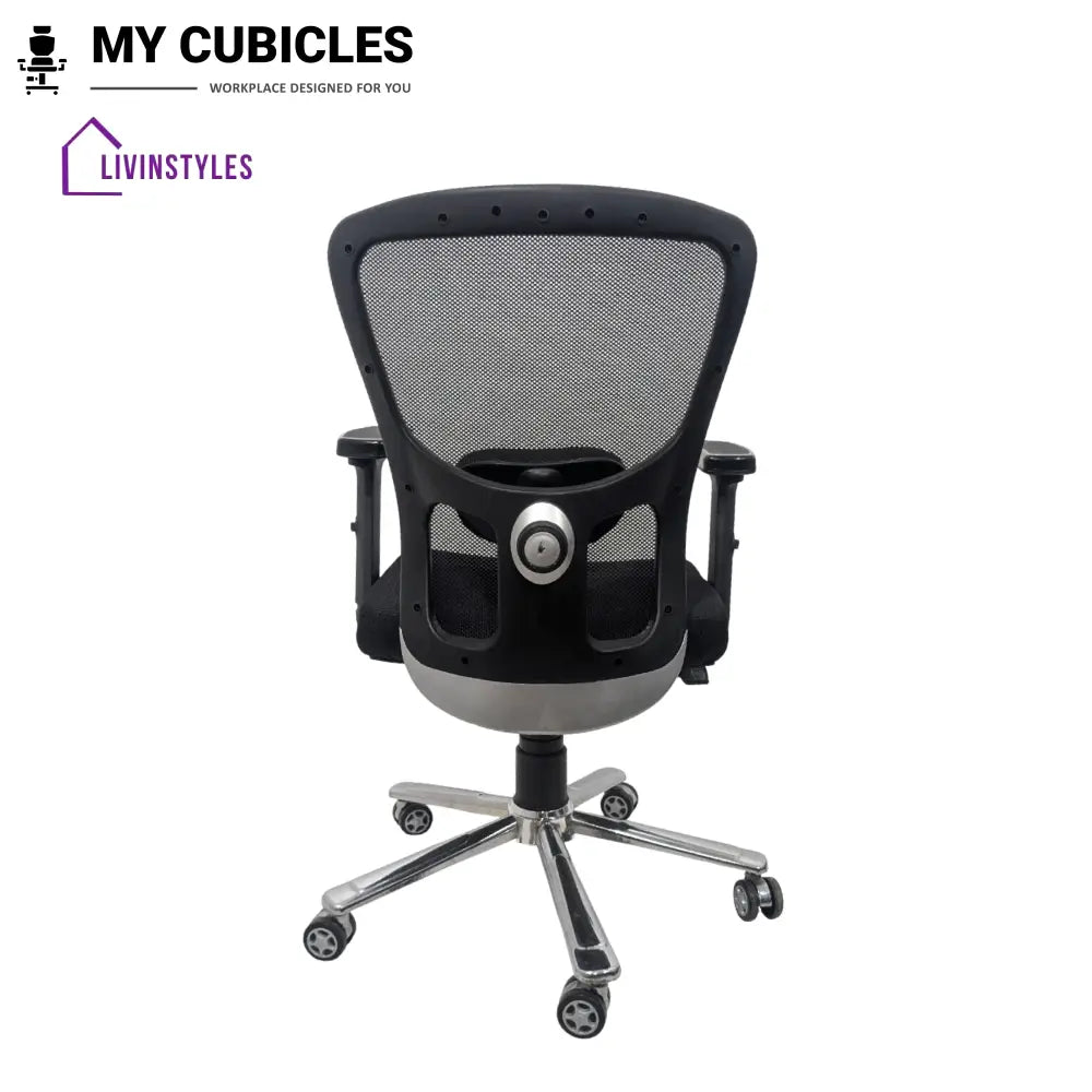 AeroFlex Black Mesh Low Back Office Chair | Scorpio Base