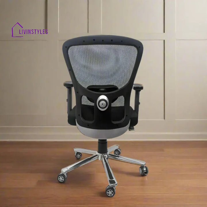 AeroFlex Black Mesh Low Back Office Chair | Scorpio Base