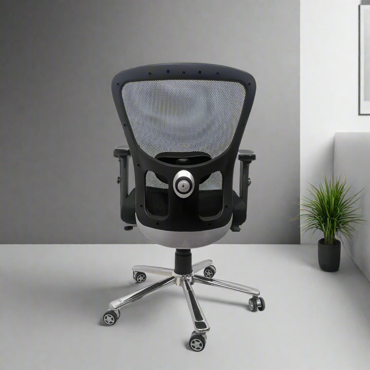 AeroFlex Black Mesh Low Back Office Chair | Scorpio Base