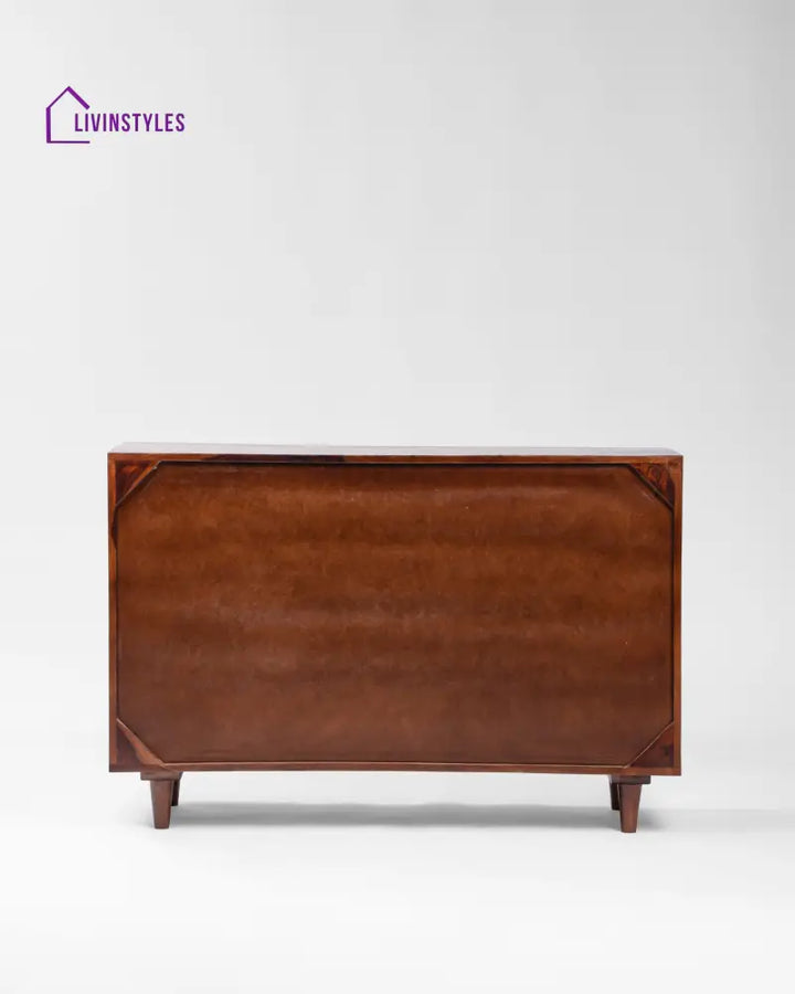 Agafia Mango Wood and Cane Sideboard Sideboard