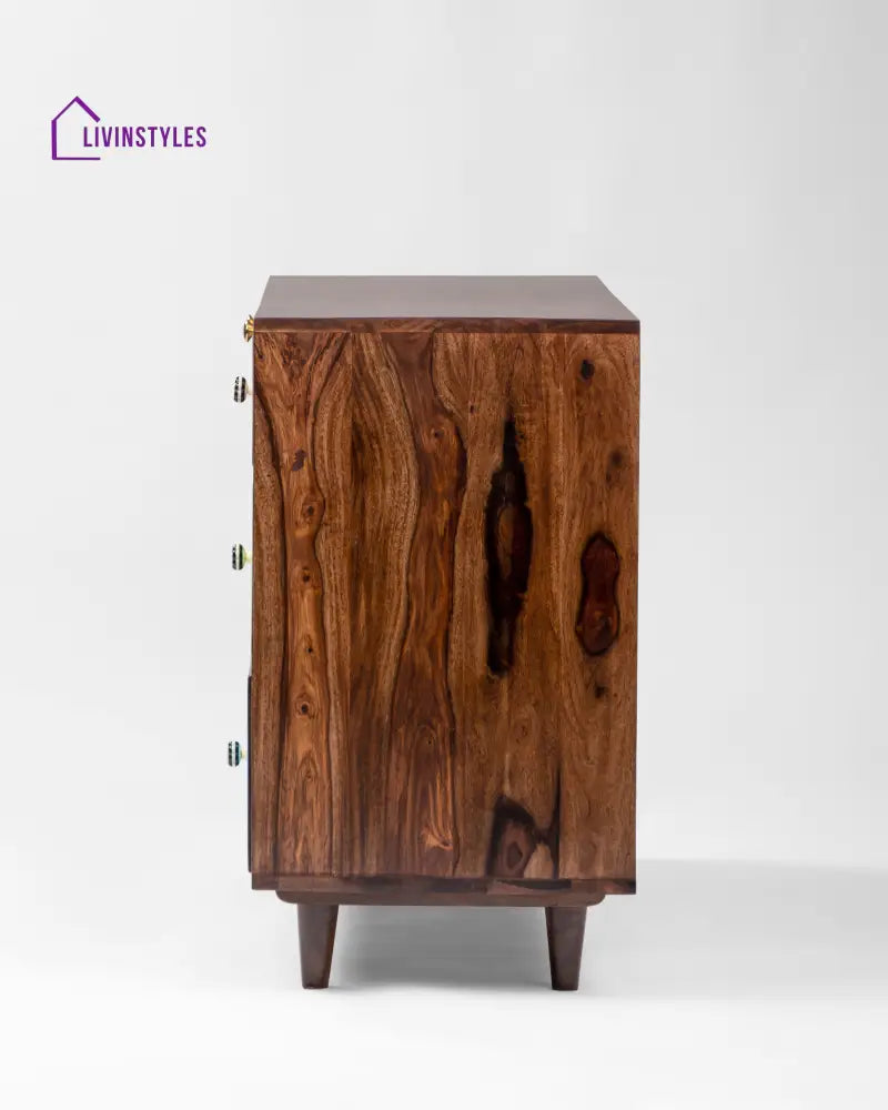 Agafia Mango Wood and Cane Sideboard Sideboard