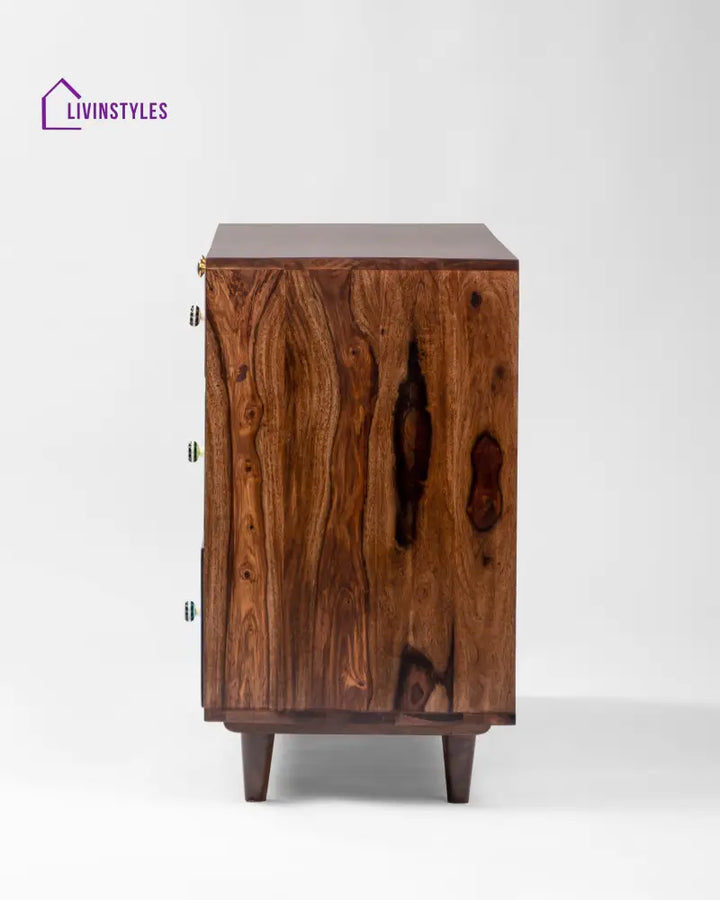 Agafia Mango Wood and Cane Sideboard Sideboard