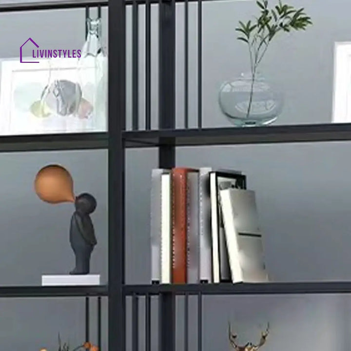 Agata Stainless Steel Frame Storage Shelves | Bookshelves