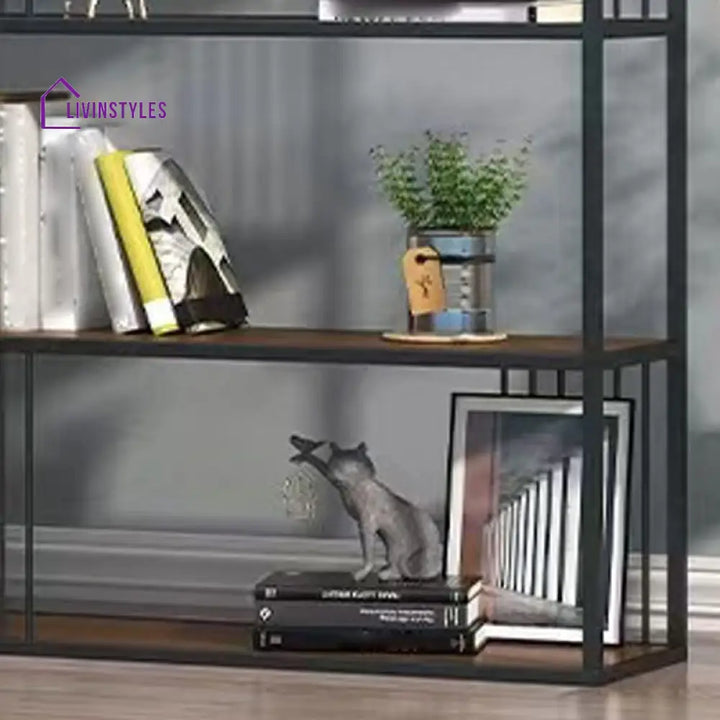 Agata Stainless Steel Frame Storage Shelves | Bookshelves