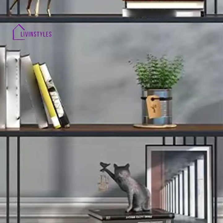 Agata Stainless Steel Frame Storage Shelves | Bookshelves