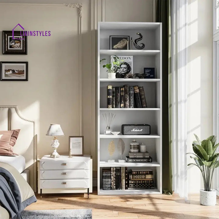 Aglaya Engineered Wood Bookshelves | Bookshelf for Living Room | Bedroom | Drawing Room | Study Room