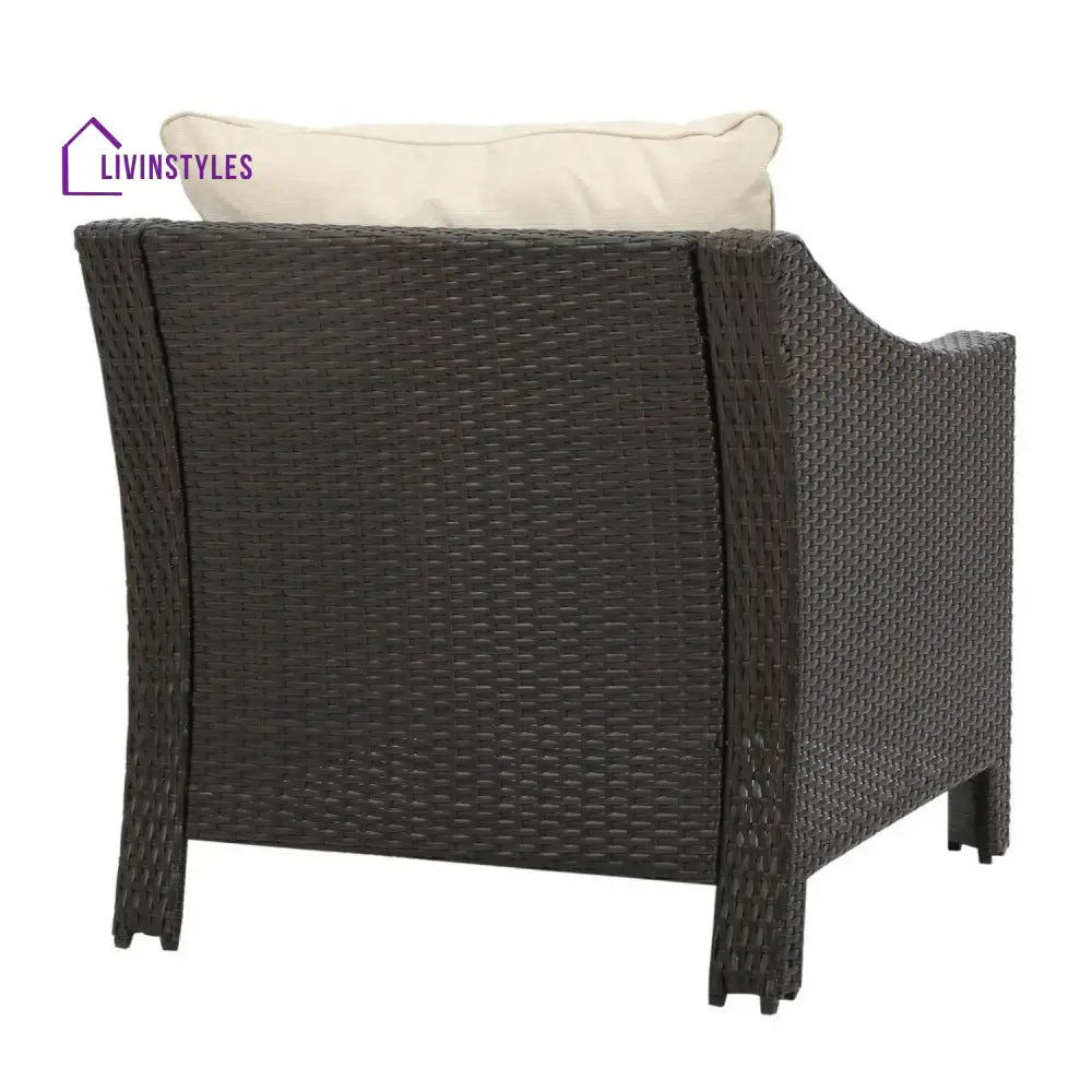 Ai Diya 1-Piece Outdoor Wicker Single Seater Sofa - Sofa Set