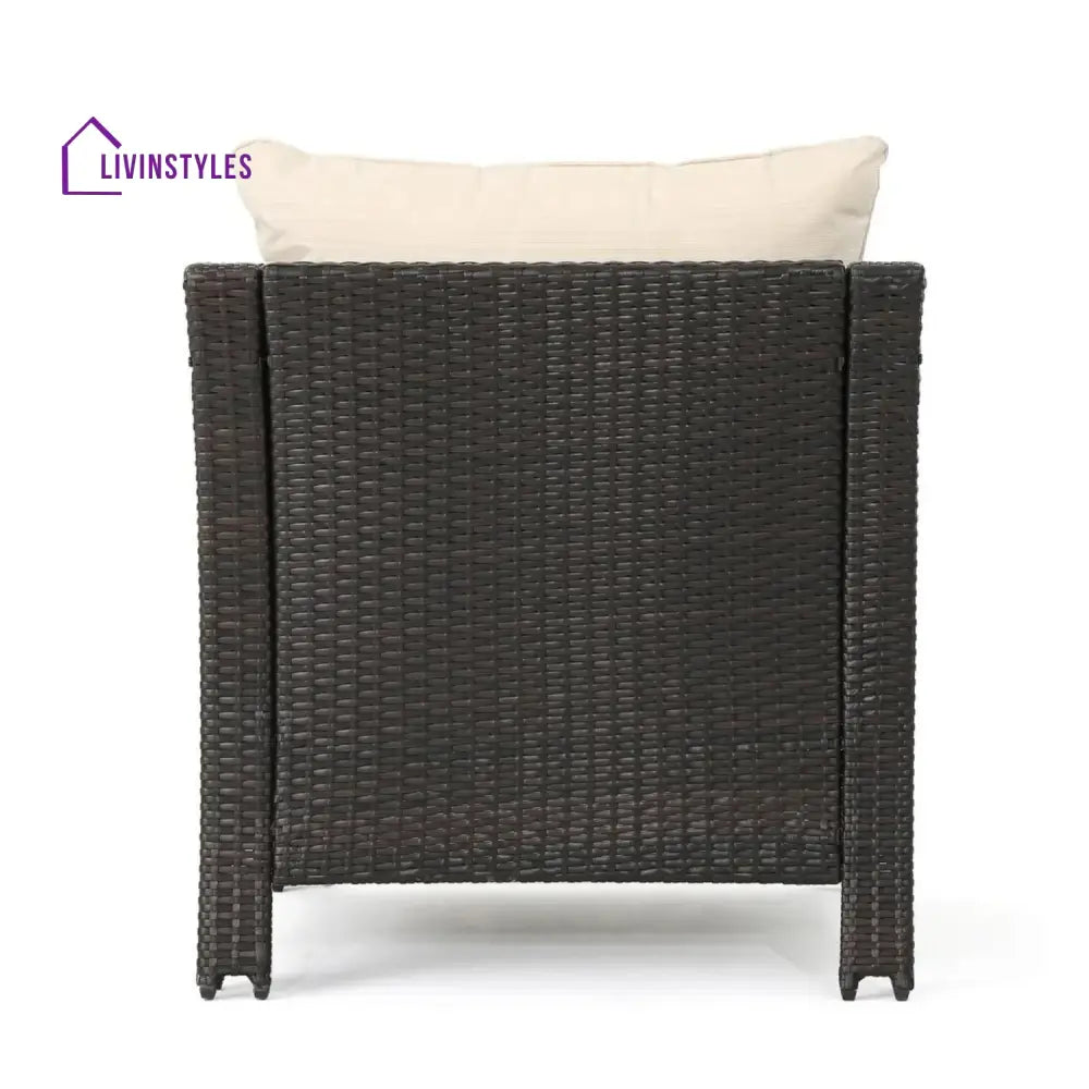 Ai Diya 1-Piece Outdoor Wicker Single Seater Sofa - Sofa Set