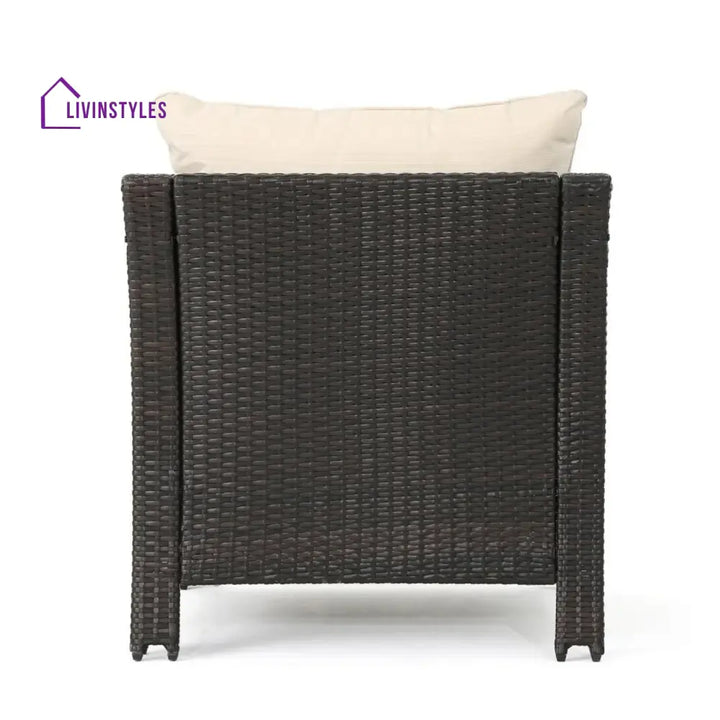 Ai Diya 1-Piece Outdoor Wicker Single Seater Sofa - Sofa Set