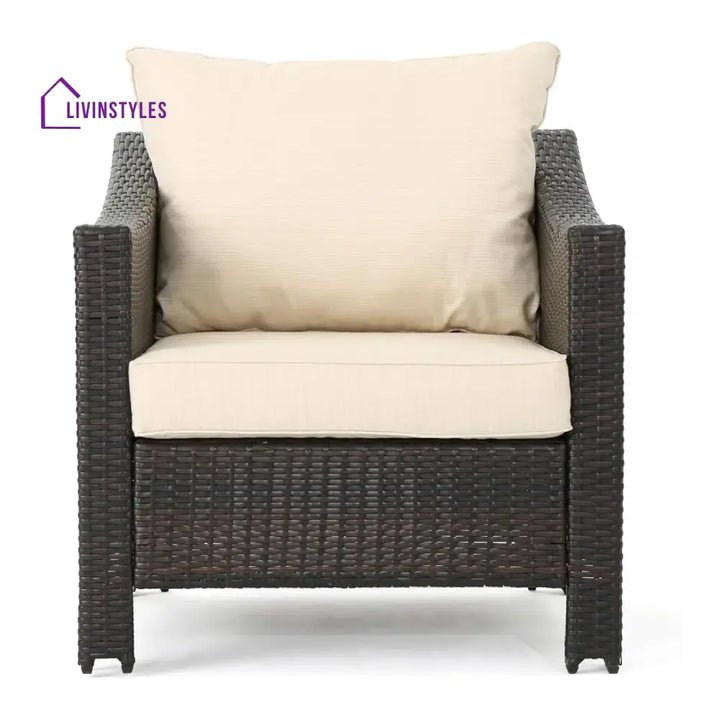 Ai Diya 1-Piece Outdoor Wicker Single Seater Sofa - Sofa Set