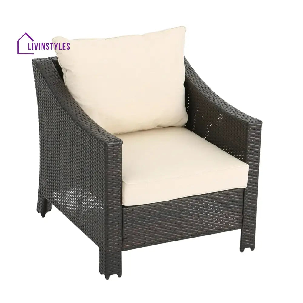 Ai Diya 1-Piece Outdoor Wicker Single Seater Sofa - Sofa Set