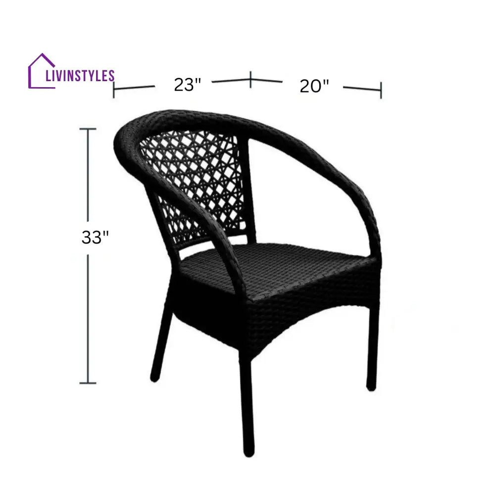 Aiman Outdoor Patio Seating Set 4 Chairs and 1 Table Set - Coffee Table Sets