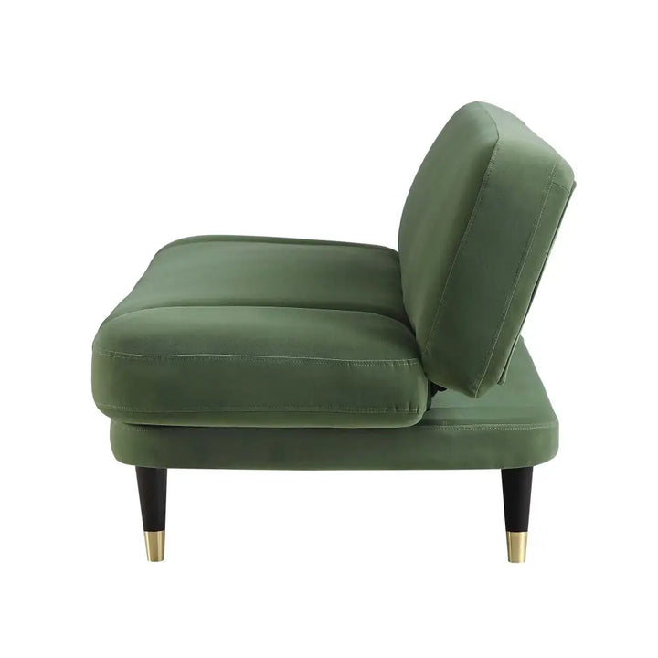 Solna 2-Seater Sofa Bed Moss Green Velvet Sofa Beds