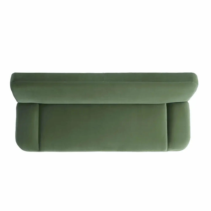 Solna 2-Seater Sofa Bed Moss Green Velvet Sofa Beds