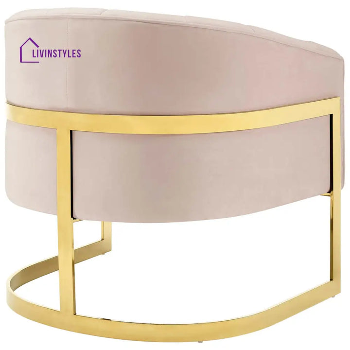 Aishwarya Living Room Chair - Light Pink