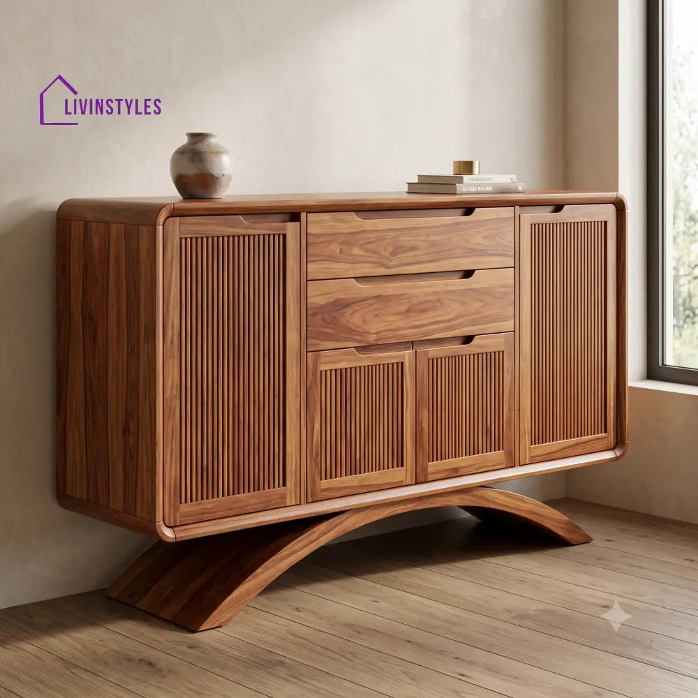 Aishwarya Premium Wooden Sideboard and Cabinet for Living Room