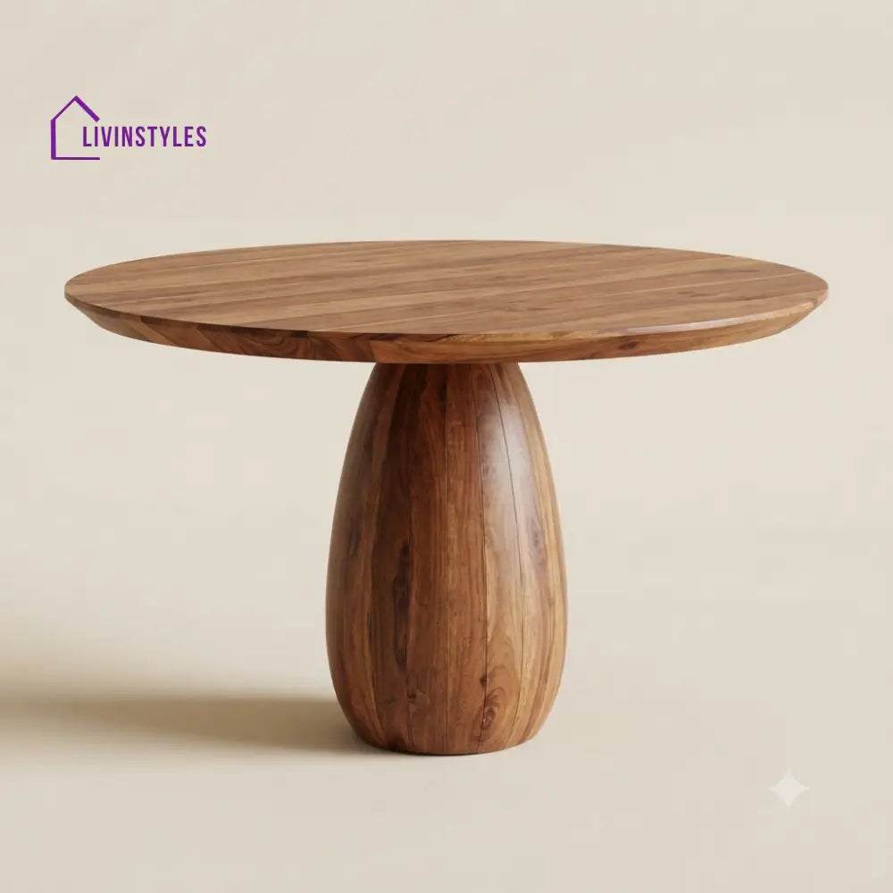 Akriti Wooden Round Dining Table