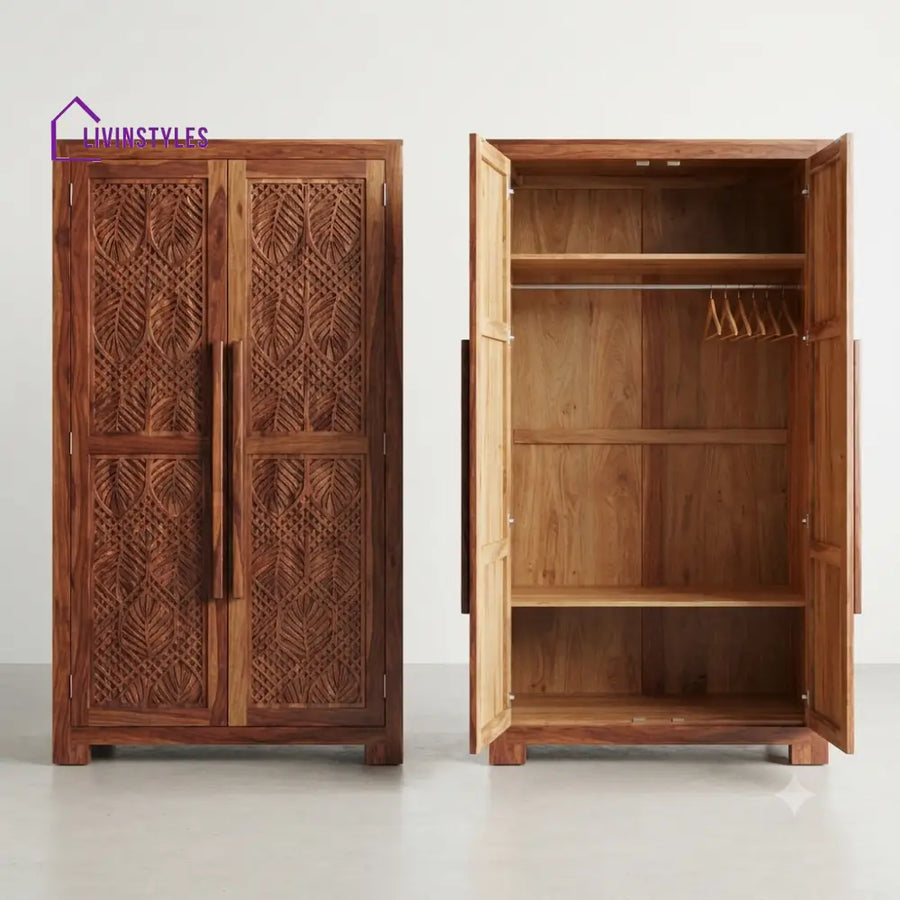 Akriti Wooden Wardrobe for Clothes | Cupboard for Clothes