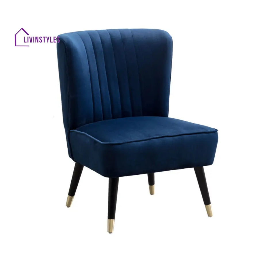 Akruti Solid Wood and Fabric Arm Chair | Living Room Chair | Lounge Chair