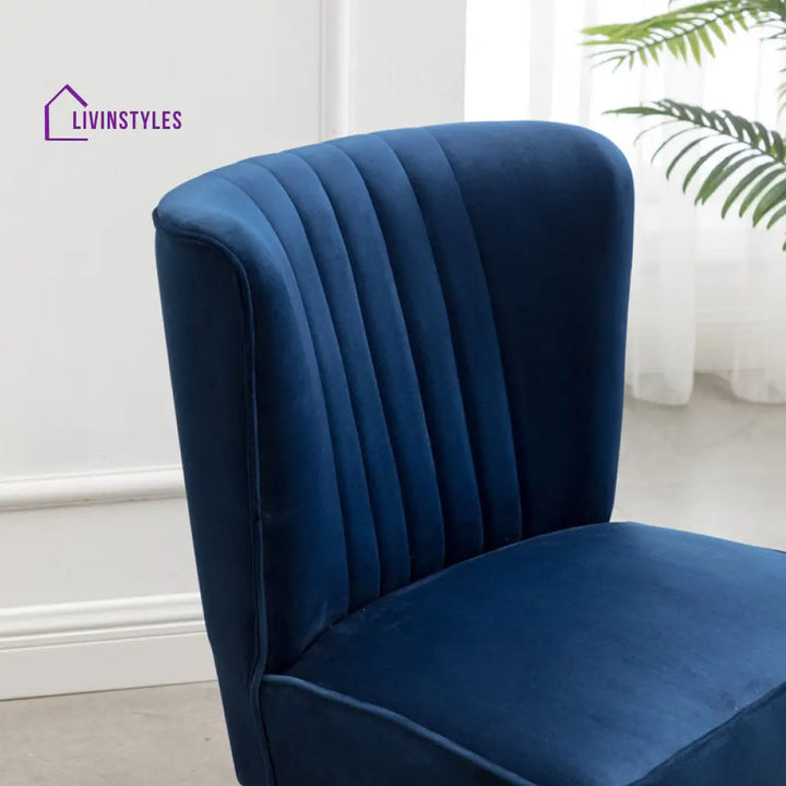 Akruti Solid Wood and Fabric Arm Chair | Living Room Chair | Lounge Chair