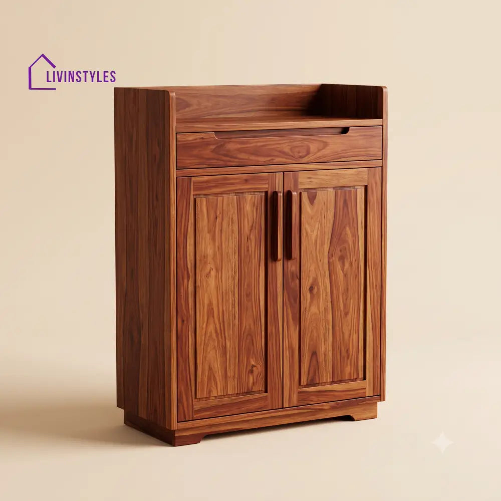 Akshara Wooden Shoe Rack for Home | Shoe Cabinet