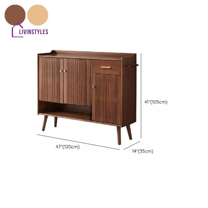 Akshay Solid Wood Shoe Rack for Hallway | Living Room