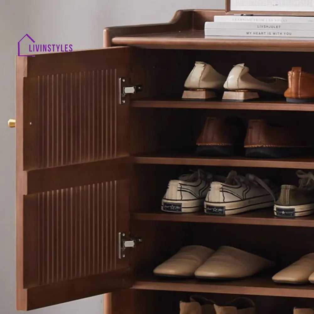 Akshay Solid Wood Shoe Rack for Hallway | Living Room