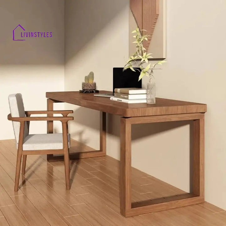 Aksinya Solid Wood Study Table for Students
