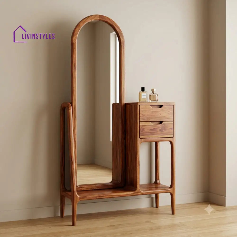 Alain Premium Solid Wood Dressing Table for Bedroom | New Designer Dressing Unit