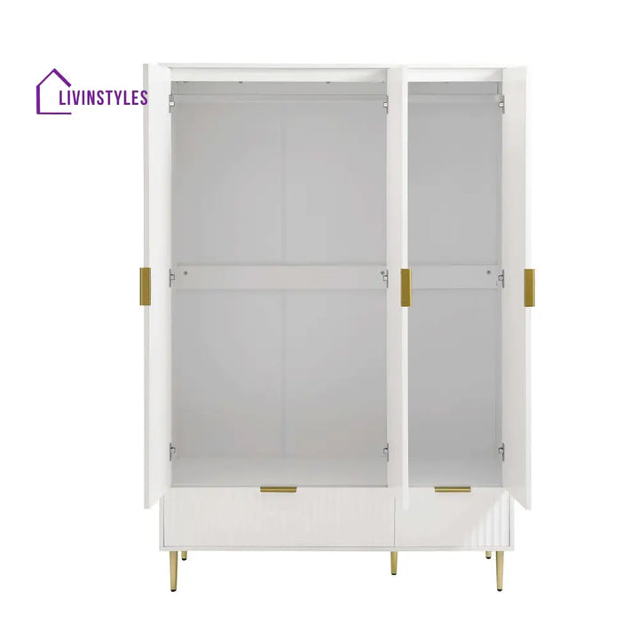 Alan 3 Door Wardrobe with Drawers Wardrobe
