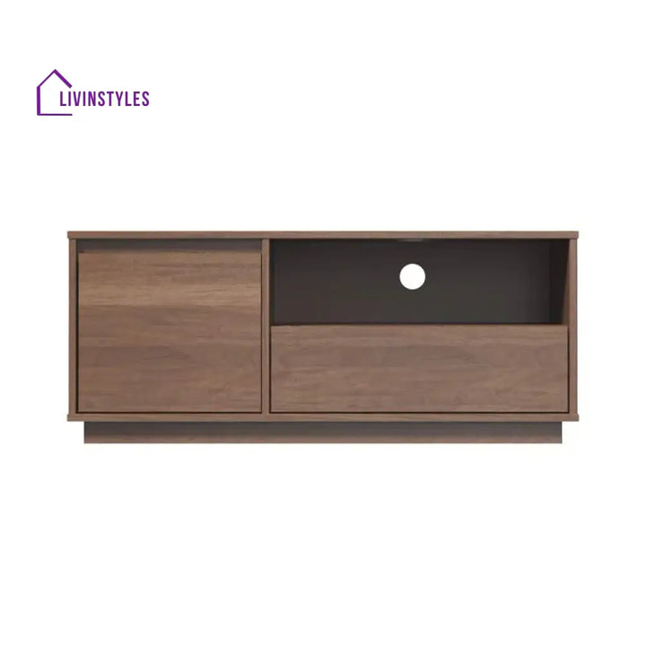 Alara Wooden Finish Tv Unit Stand for Living Room