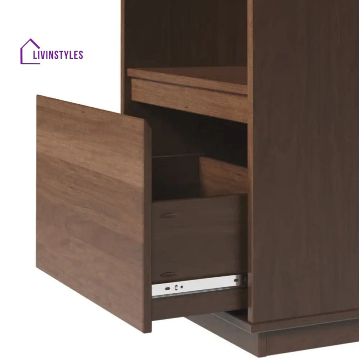 Alara Wooden Finish Tv Unit Stand for Living Room