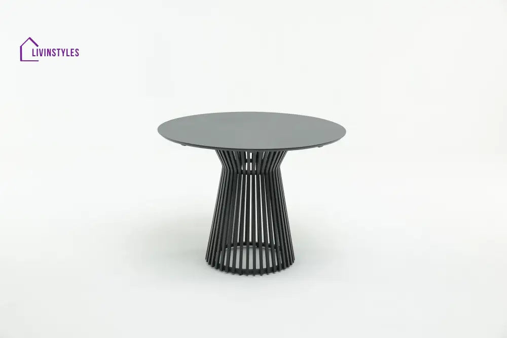 Alba Outdoor Patio Dining Set 4 Chairs and 1 Table (Grey) - Dining sets