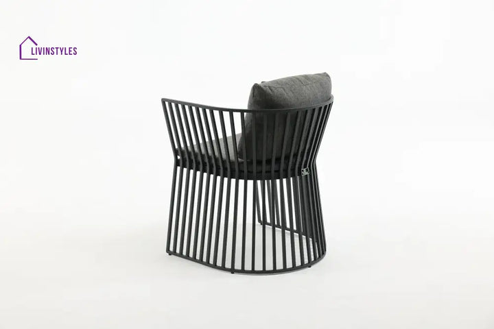 Alba Outdoor Patio Dining Set 4 Chairs and 1 Table (Grey) - Dining sets