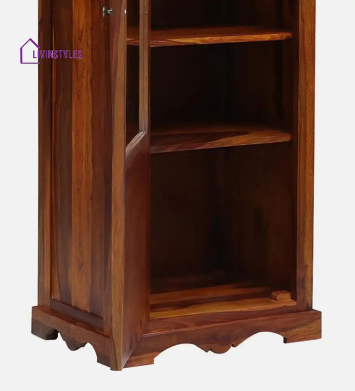 Alba Sheesham Solid Wood Bookcase Study Table