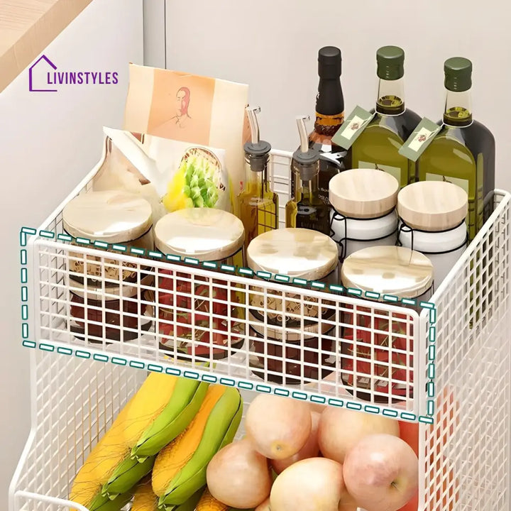 Albina Stainless Steel Frame Storage Shelves