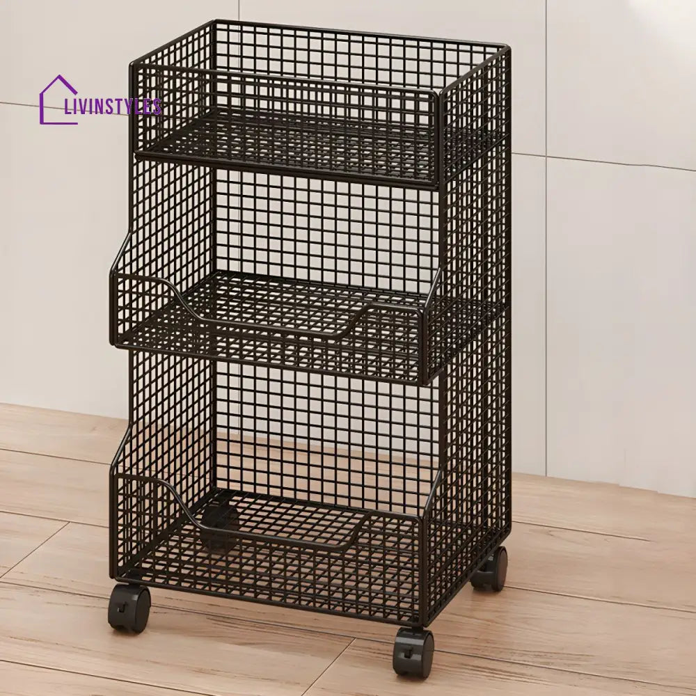 Albina Stainless Steel Frame Storage Shelves