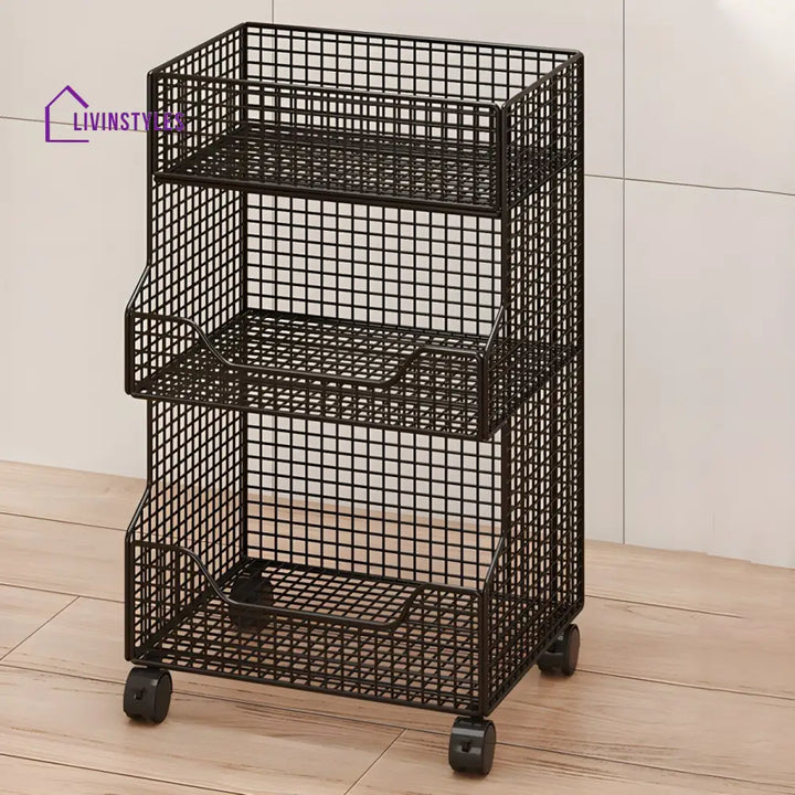 Albina Stainless Steel Frame Storage Shelves