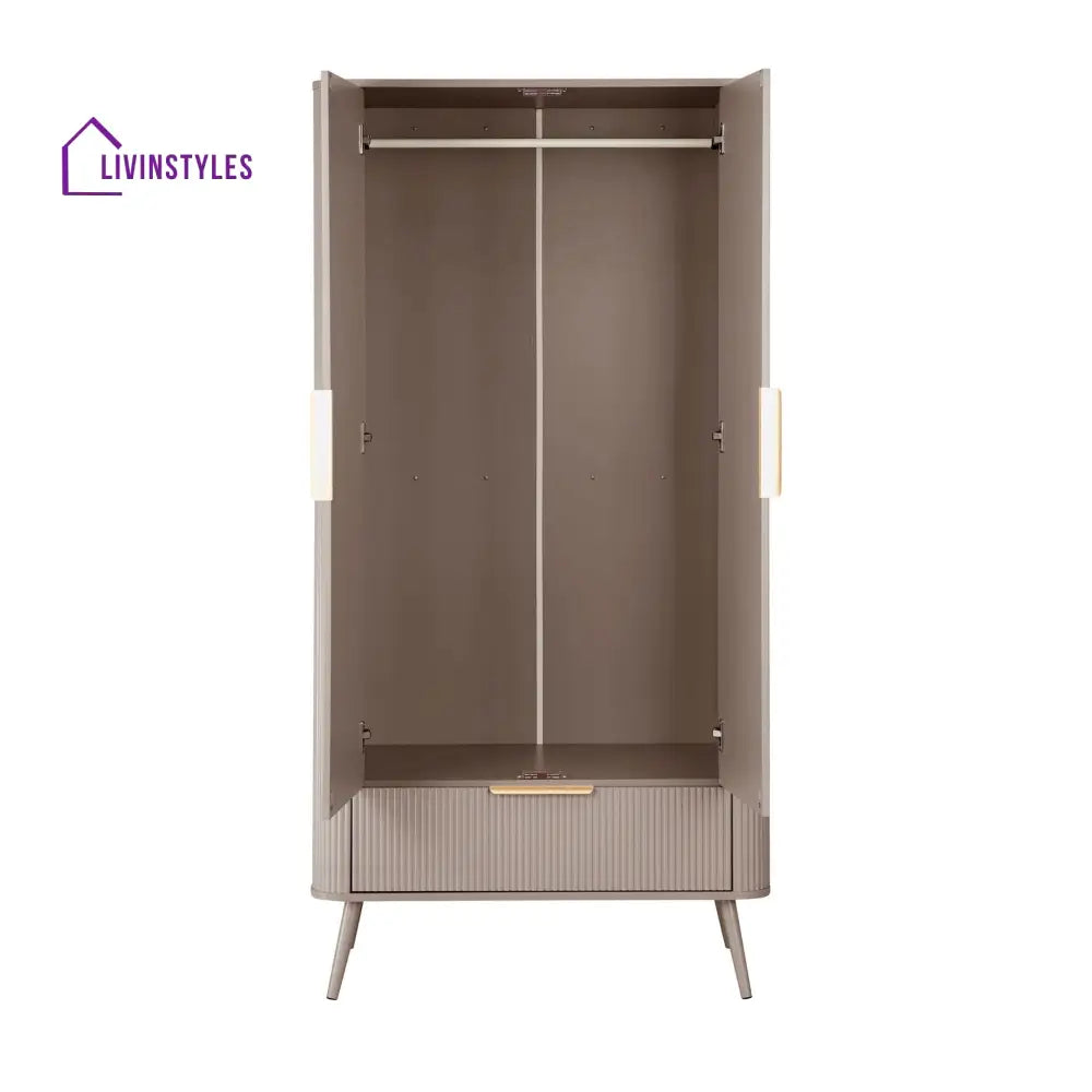 Aldo 2 Door Wardrobe with Drawer Wardrobe