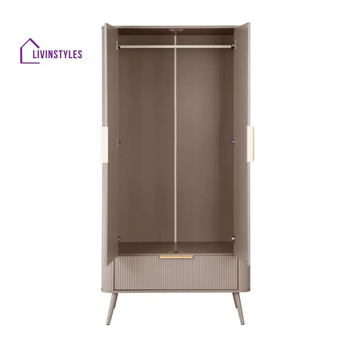 Aldo 2 Door Wardrobe with Drawer Wardrobe