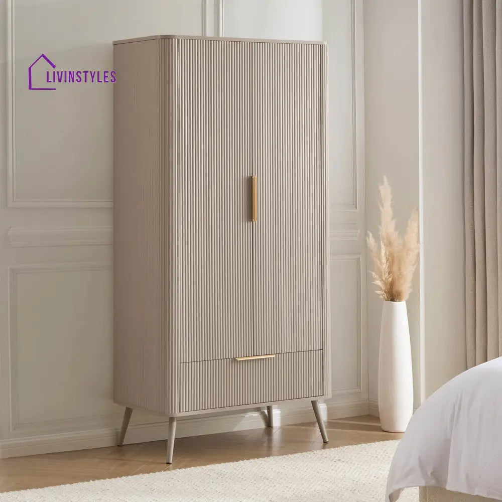 Aldo 2 Door Wardrobe with Drawer Wardrobe