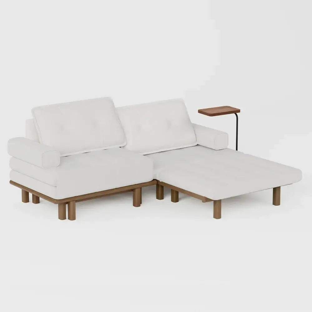 Aleeza Solid Wood Sofa Come Bed for Living Room