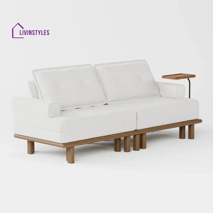 Aleeza Solid Wood Sofa Come Bed for Living Room