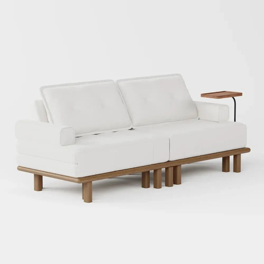 Aleeza Solid Wood Sofa Come Bed for Living Room