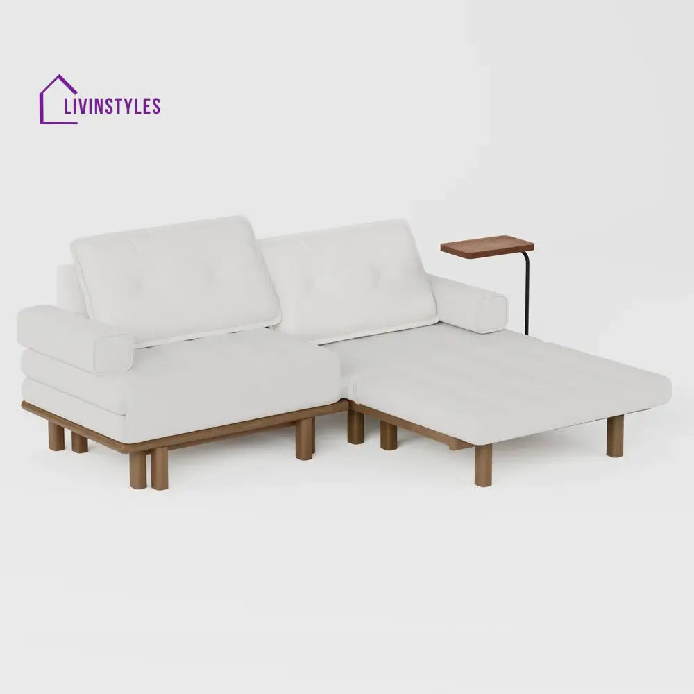 Aleeza Solid Wood Sofa Come Bed for Living Room