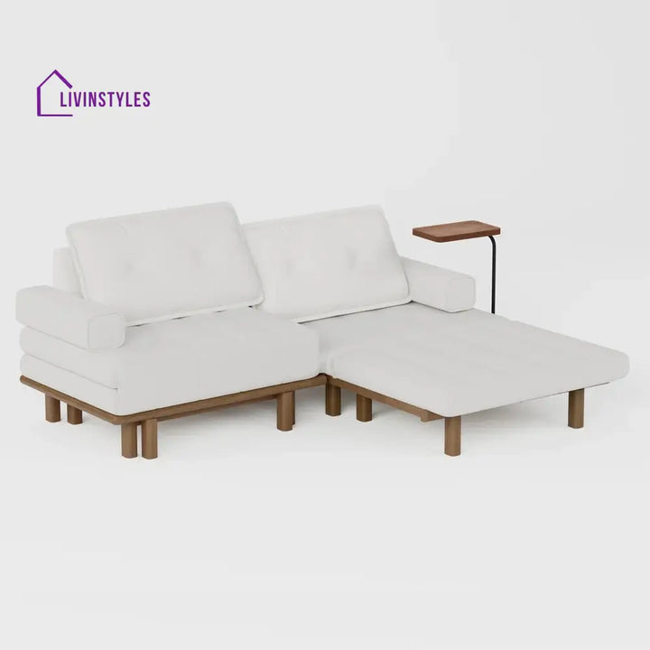 Aleeza Solid Wood Sofa Come Bed for Living Room
